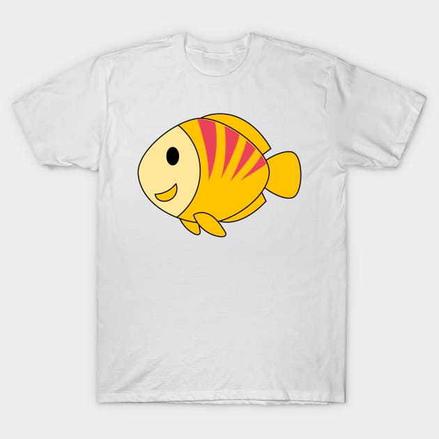 colorful fish T-Shirt by Cutest Sea Animals 